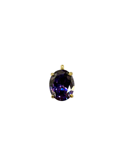 Oval Rhinestone Charm