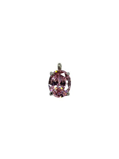 Oval Rhinestone Charm