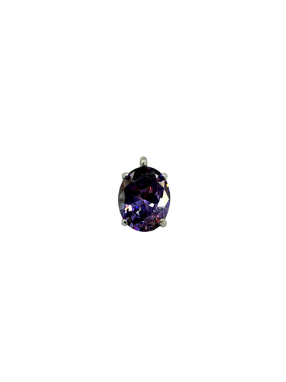 Oval Rhinestone Charm