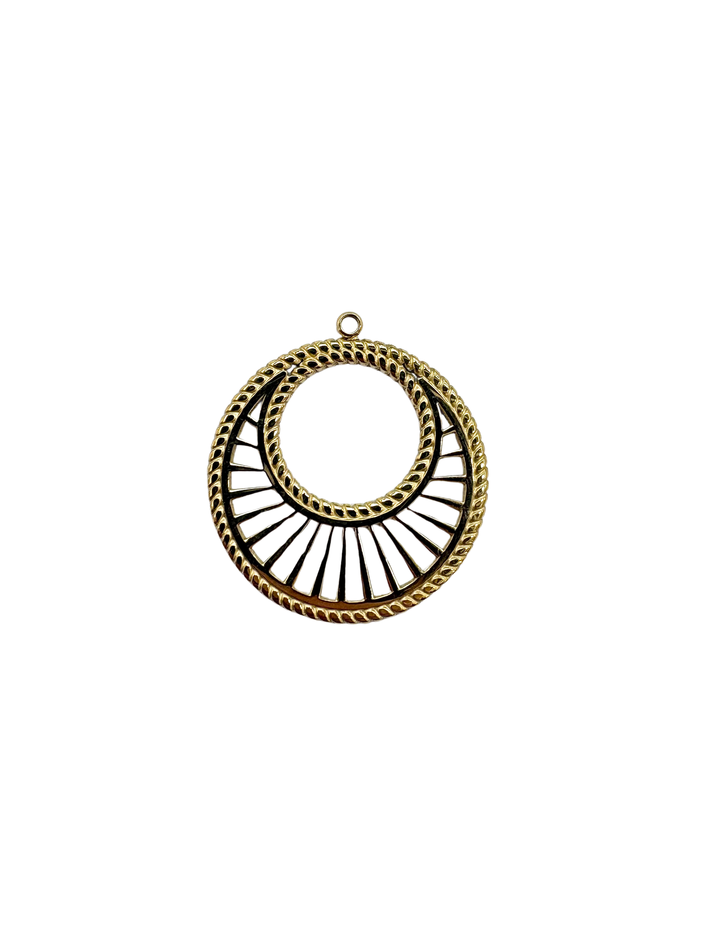 Barred Hoop Pendant