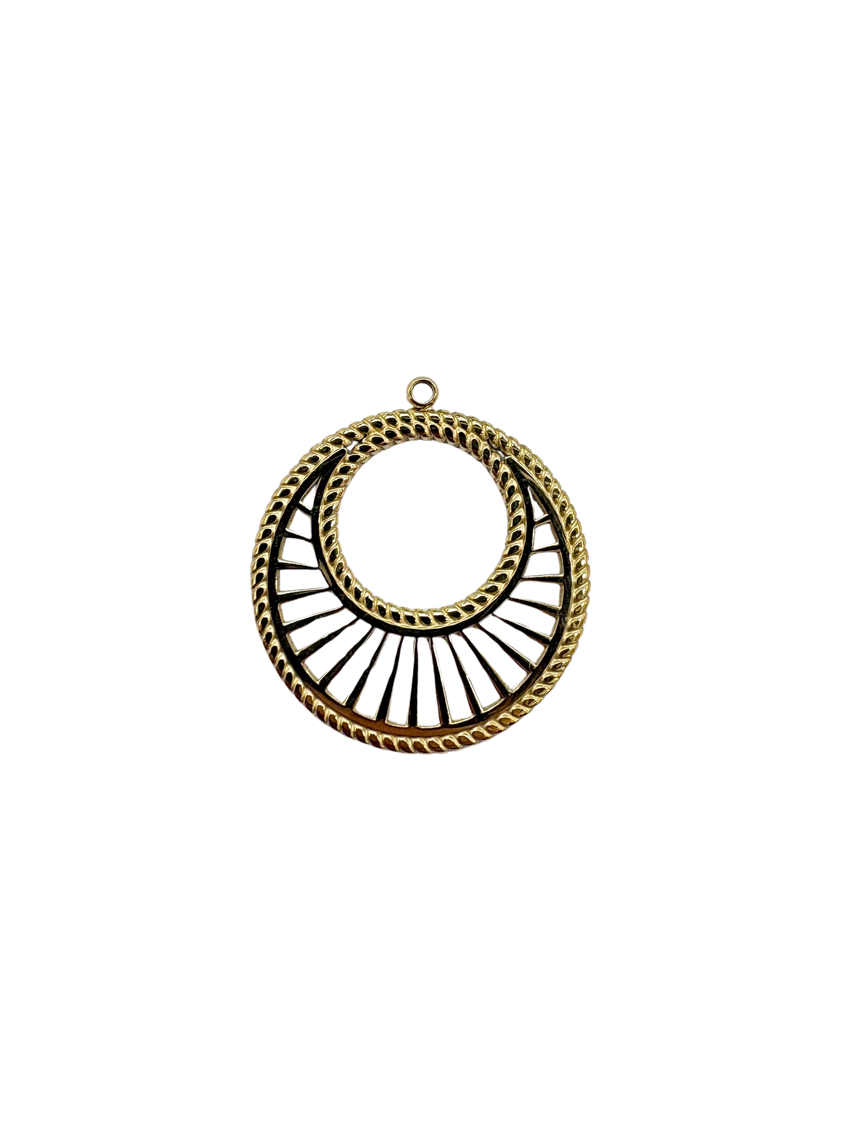 Barred Hoop Pendant