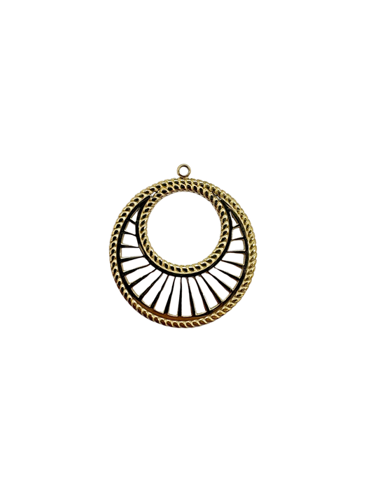 Barred Hoop Pendant