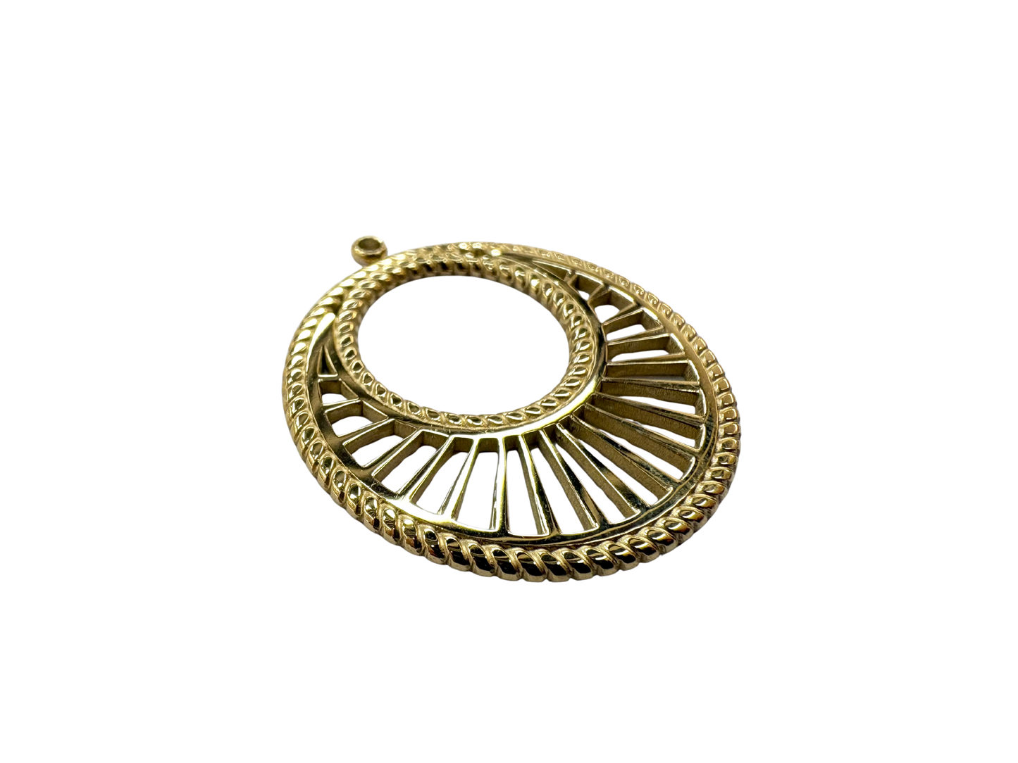 Barred Hoop Pendant