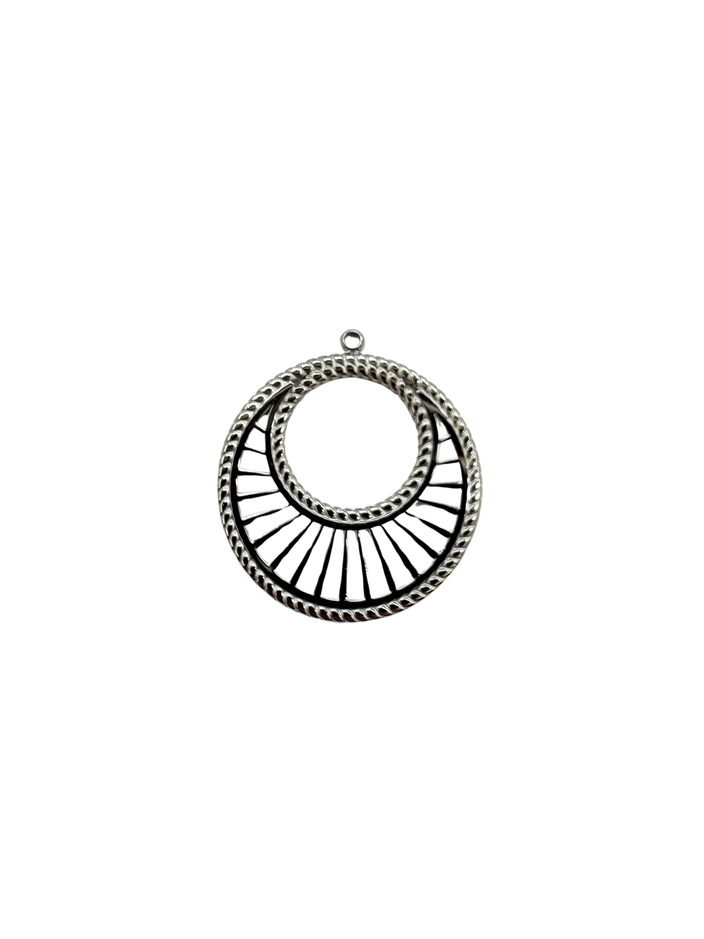 Barred Hoop Pendant
