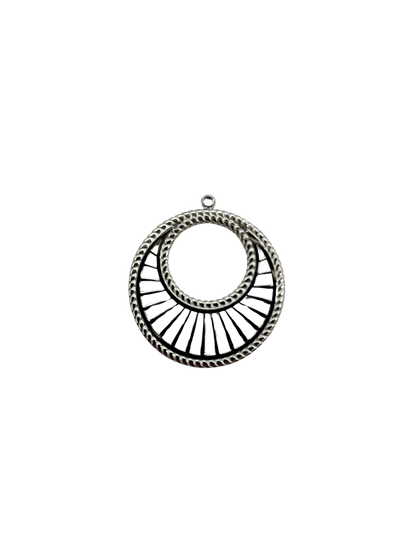 Barred Hoop Pendant