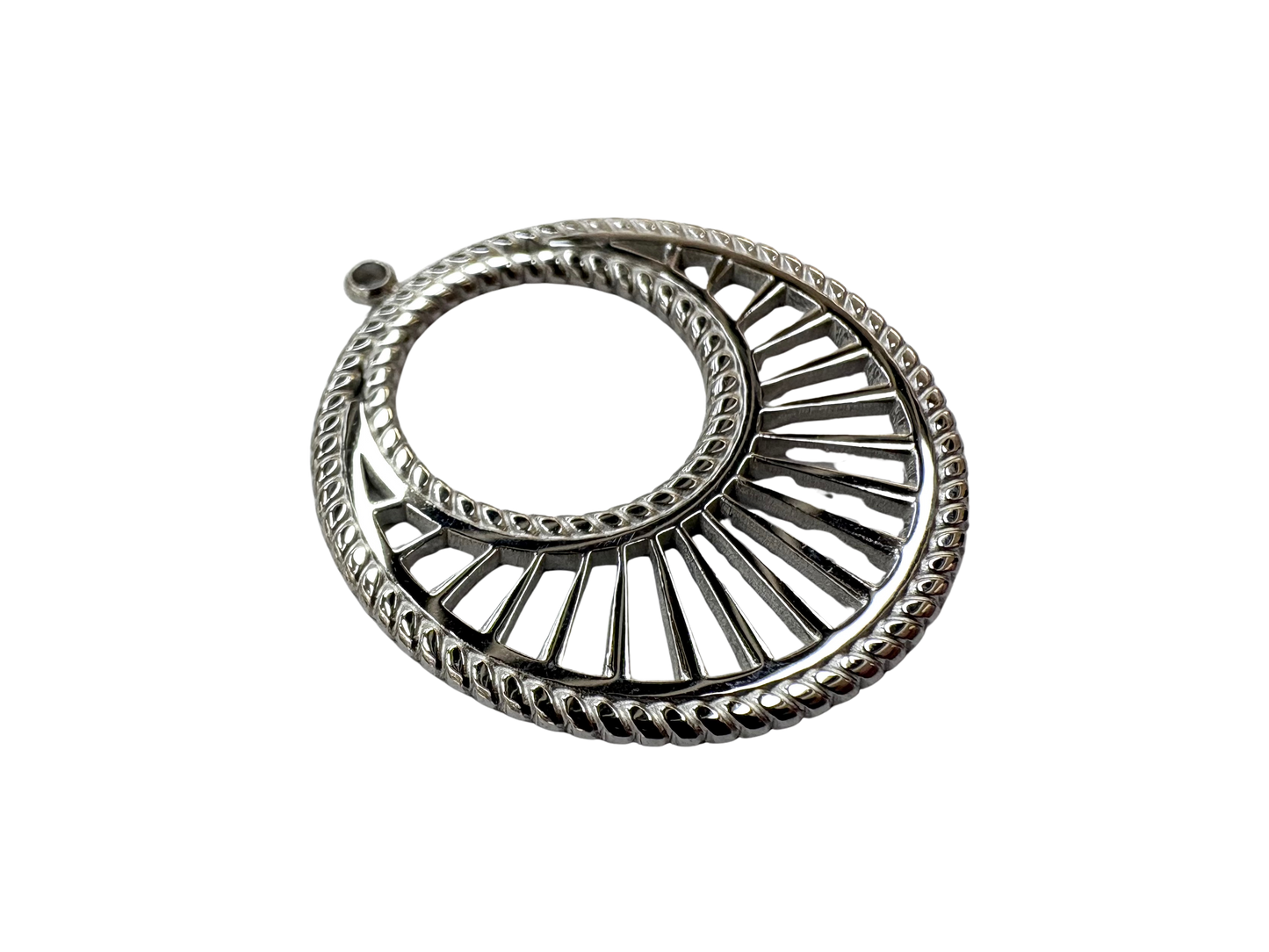 Barred Hoop Pendant
