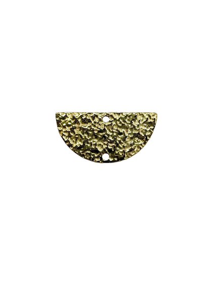 Hammered Half Moon Pendant