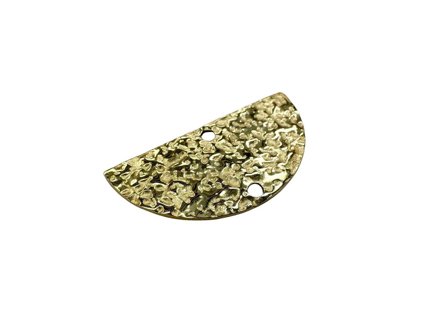 Hammered Half Moon Pendant