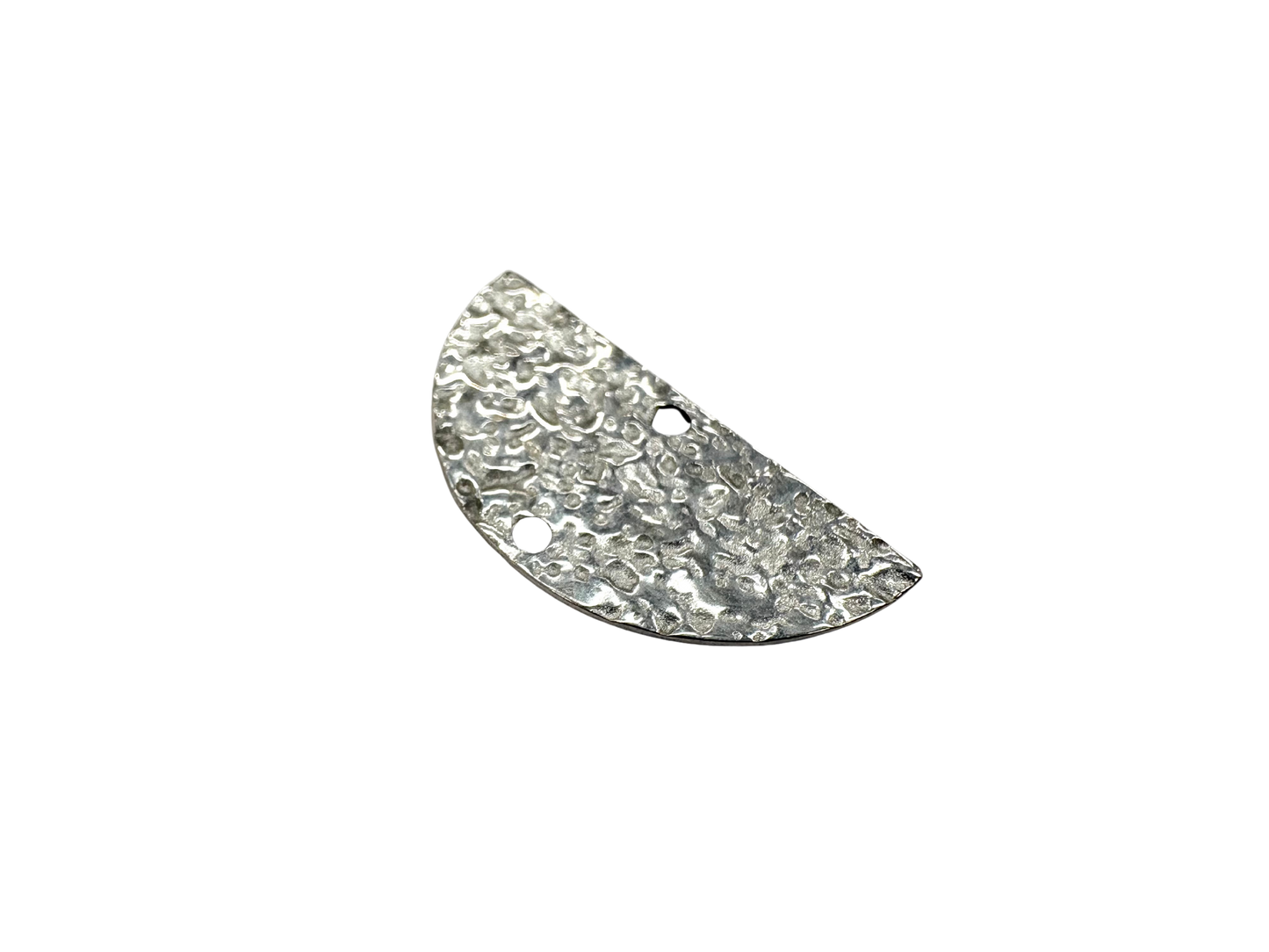 Hammered Half Moon Pendant