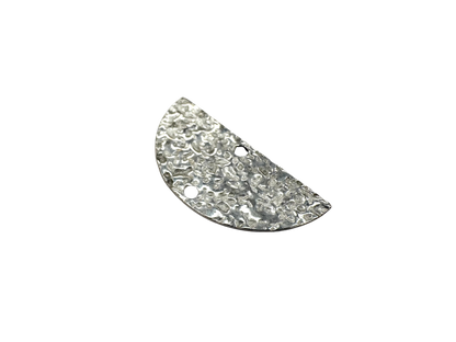 Hammered Half Moon Pendant