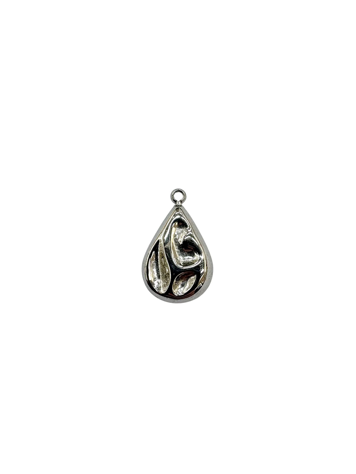 Organic Teardrop Charm