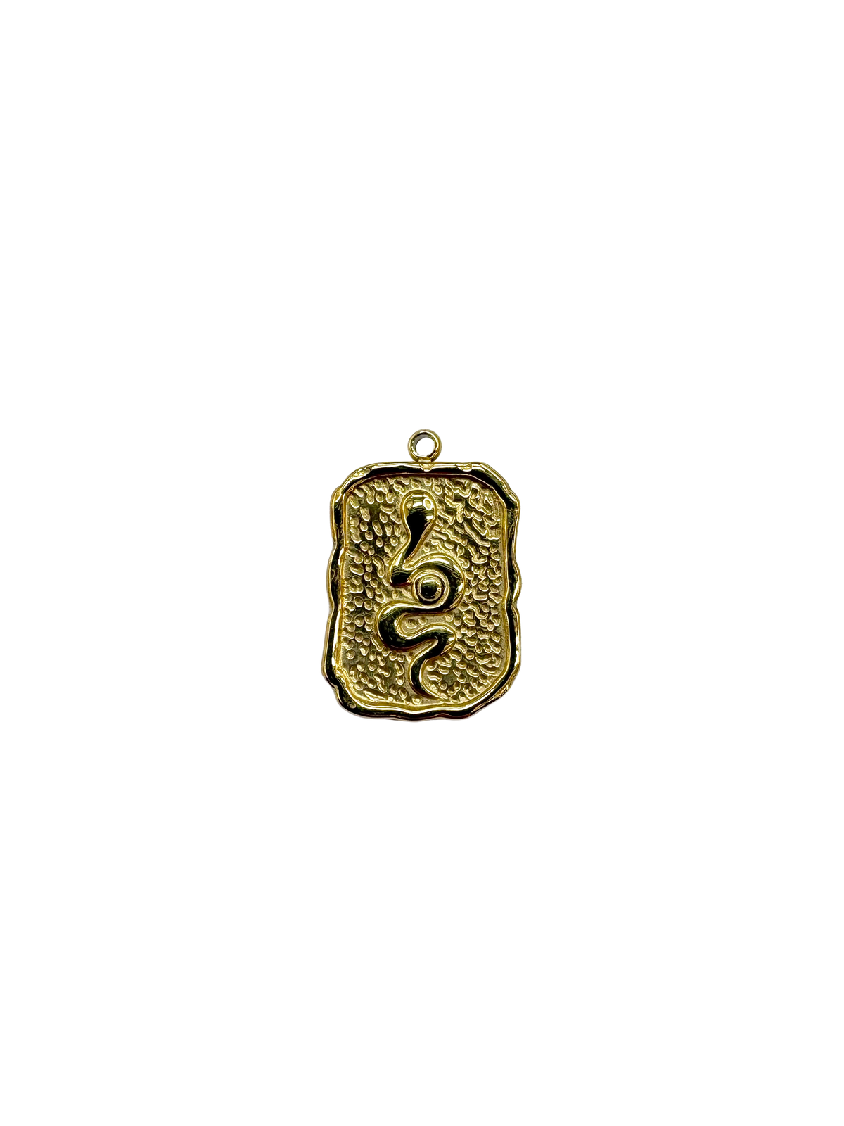 Snake Ace of Spades Charm