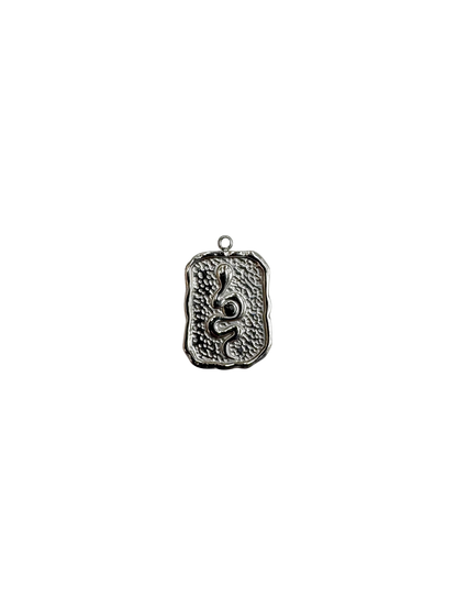 Snake Ace of Spades Charm