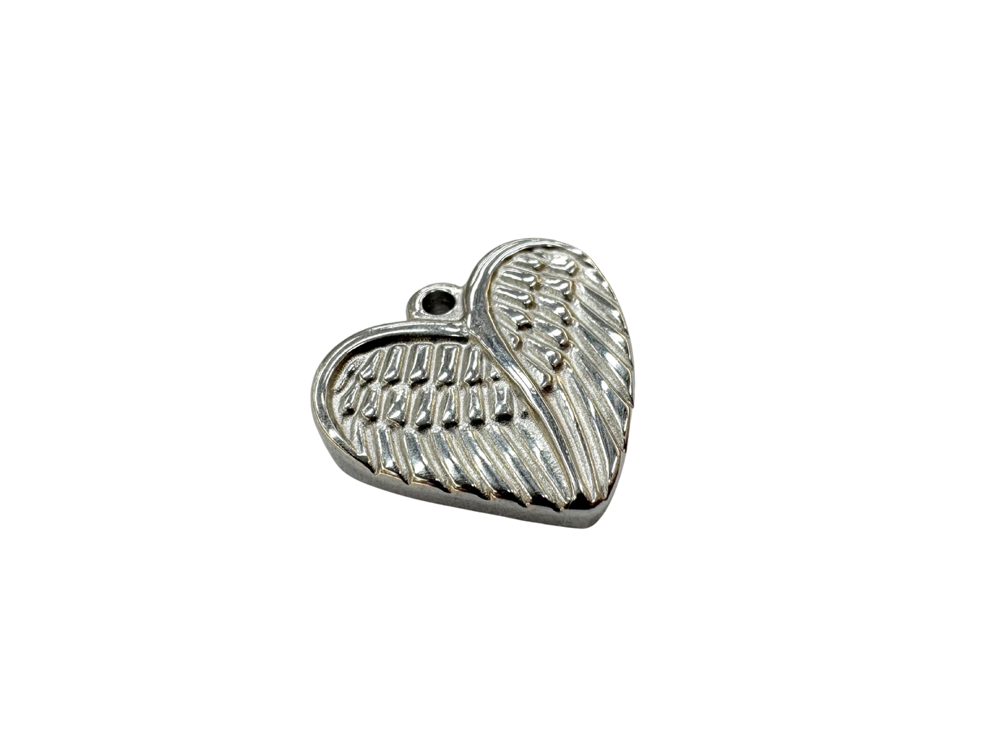 Angel Wing Heart Charm