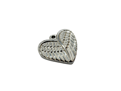 Angel Wing Heart Charm