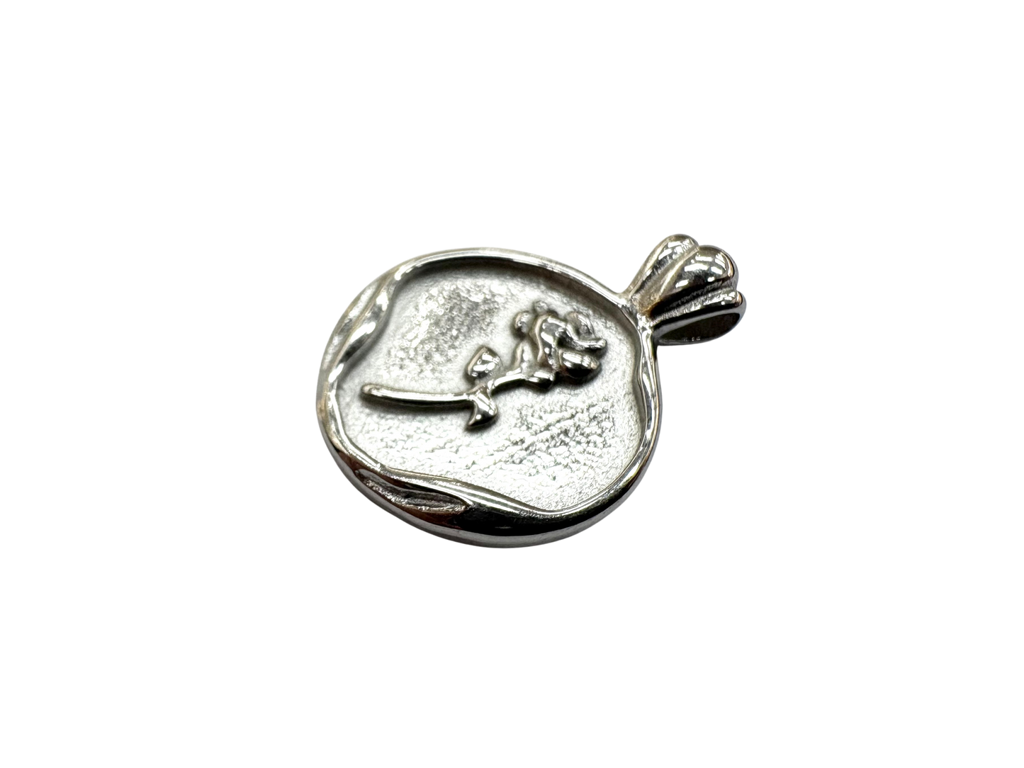 Rose Stem Coin Charm