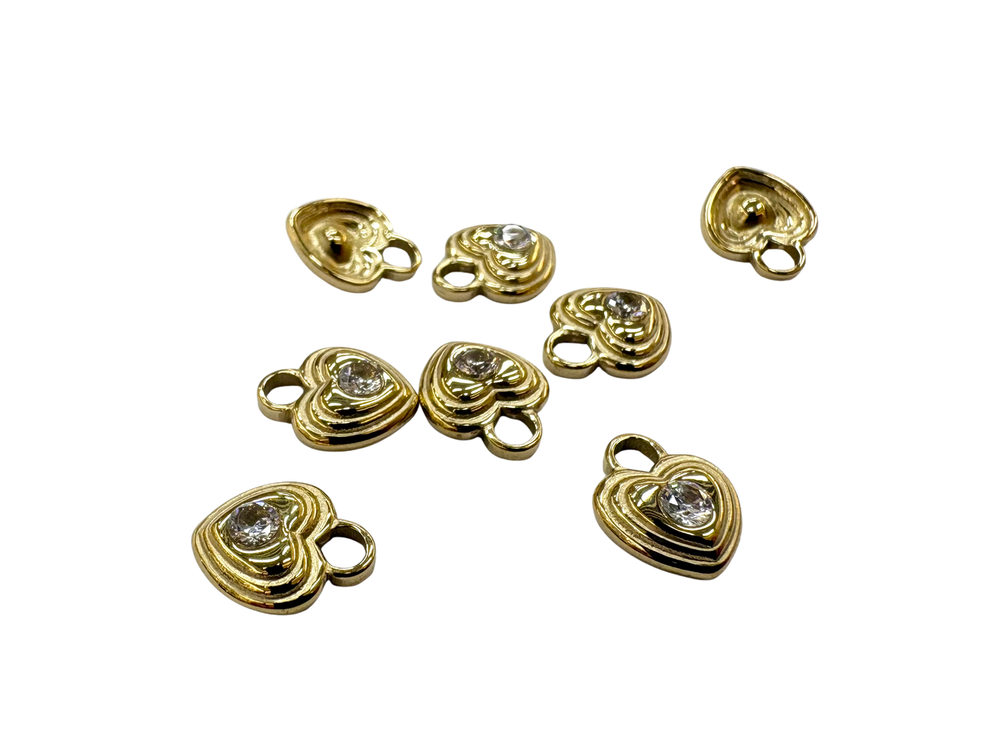 Beating Dainty Heart Charm