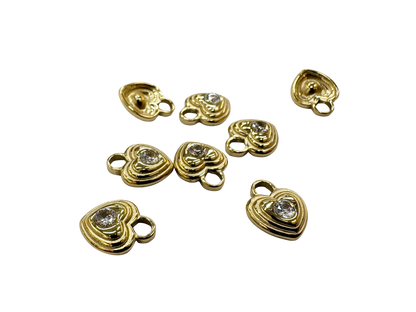 Beating Dainty Heart Charm