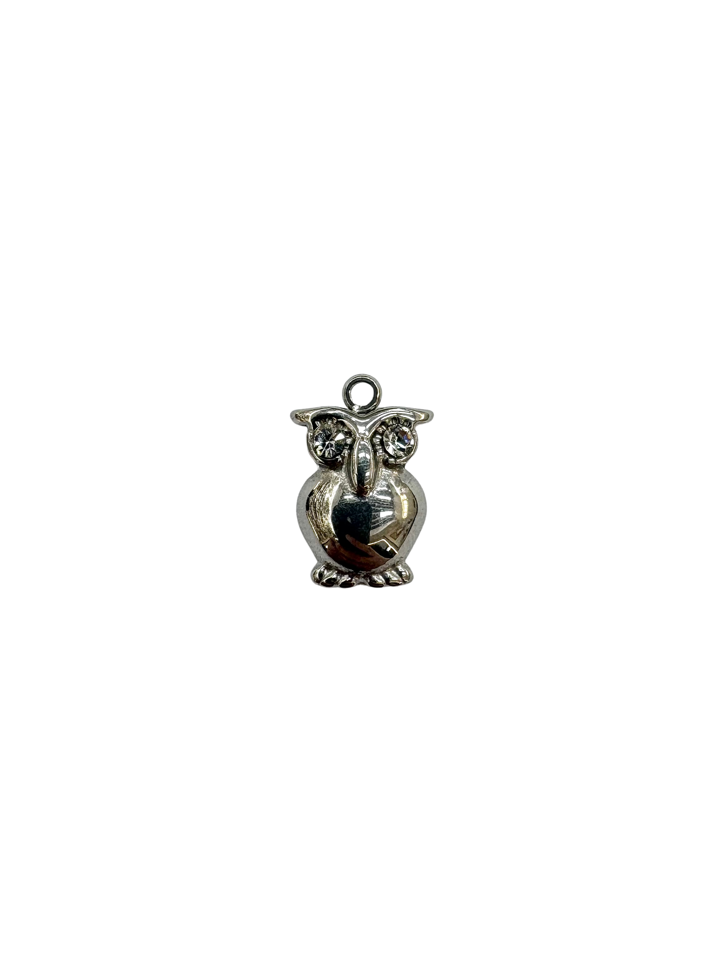 Gemstone Owl Charm