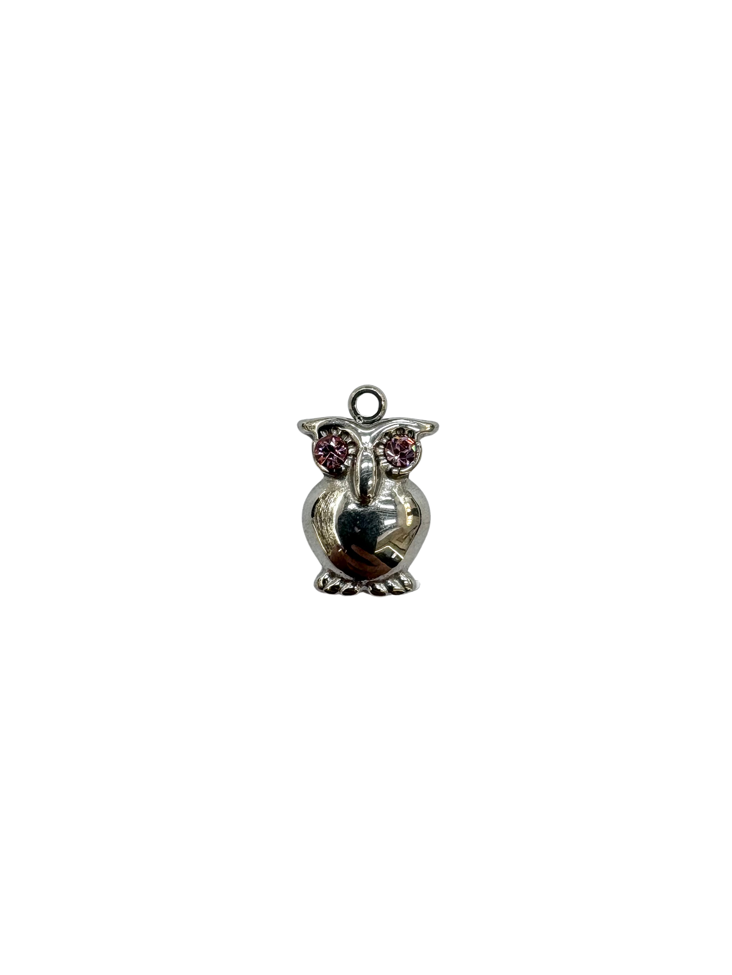 Gemstone Owl Charm