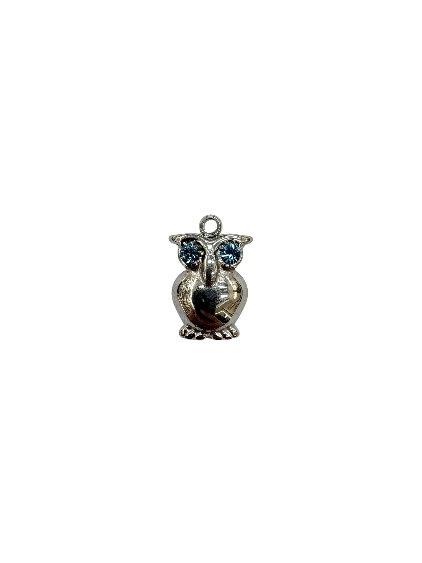 Gemstone Owl Charm