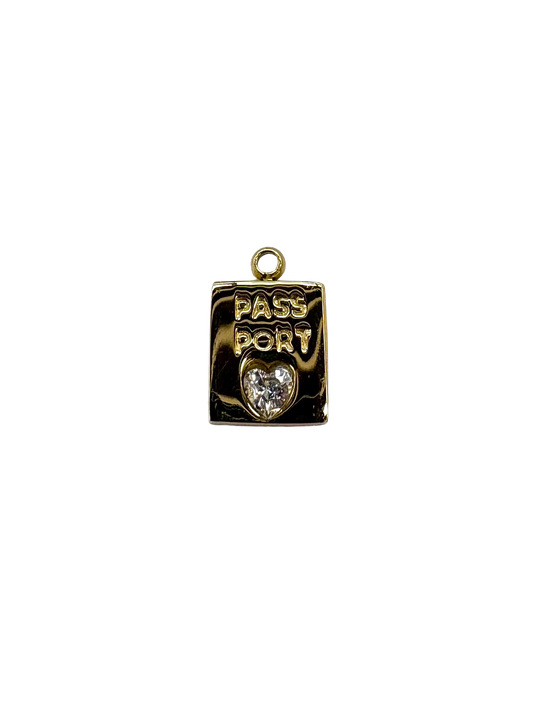 Passport Travel Charm