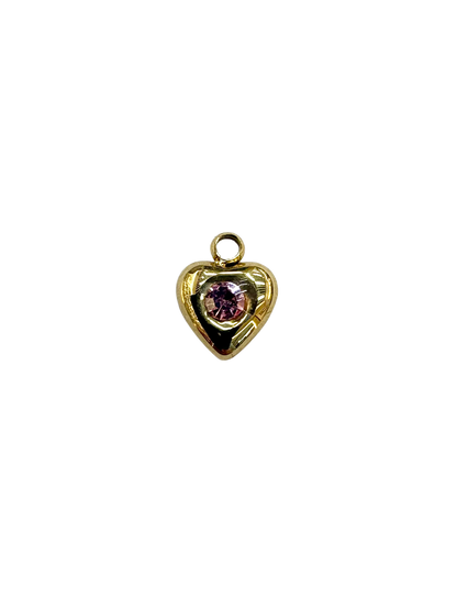 Dainty Heart Accent Charm