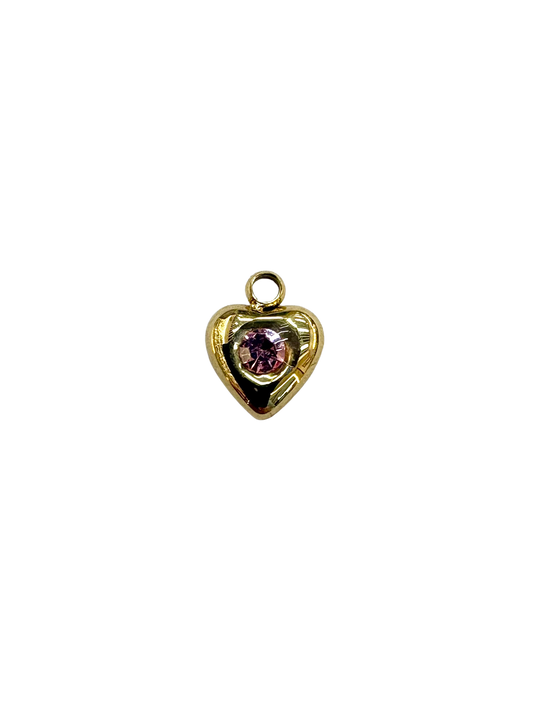 Dainty Heart Accent Charm
