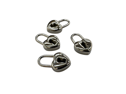 Heart Keyhole Lock Charm