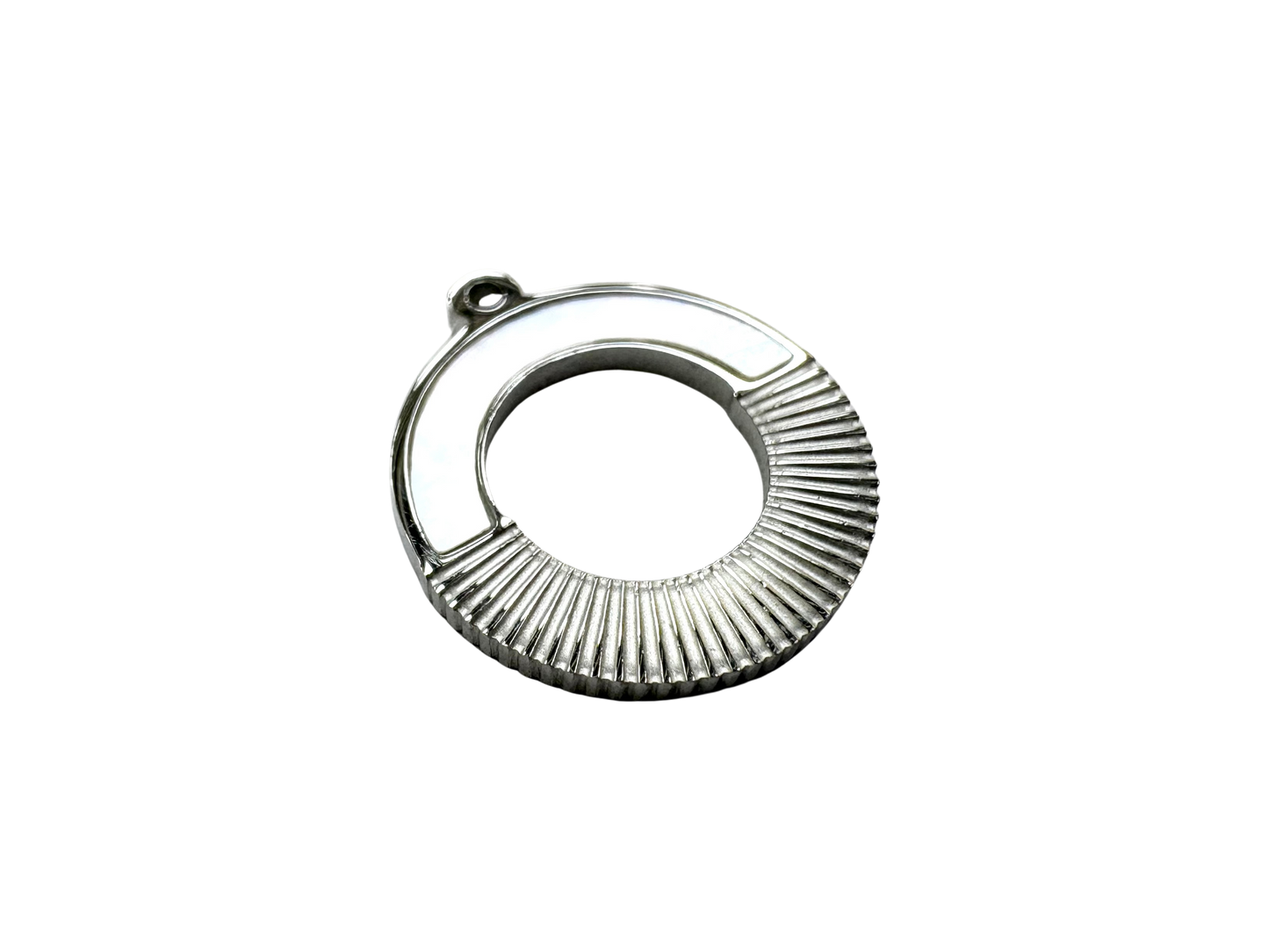 Mother of Pearl Geometric Charm