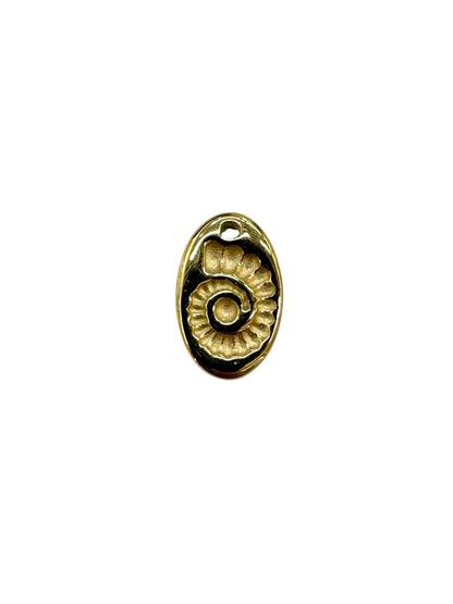 Nautilus Fossil Charm