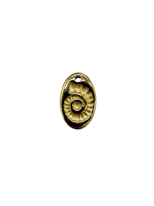 Nautilus Fossil Charm