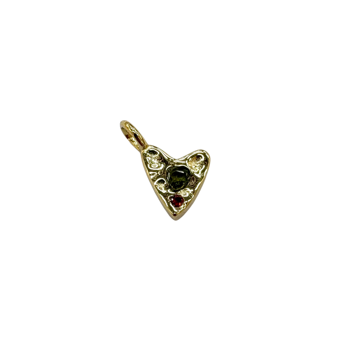 Lost Wax Style Heart Charm