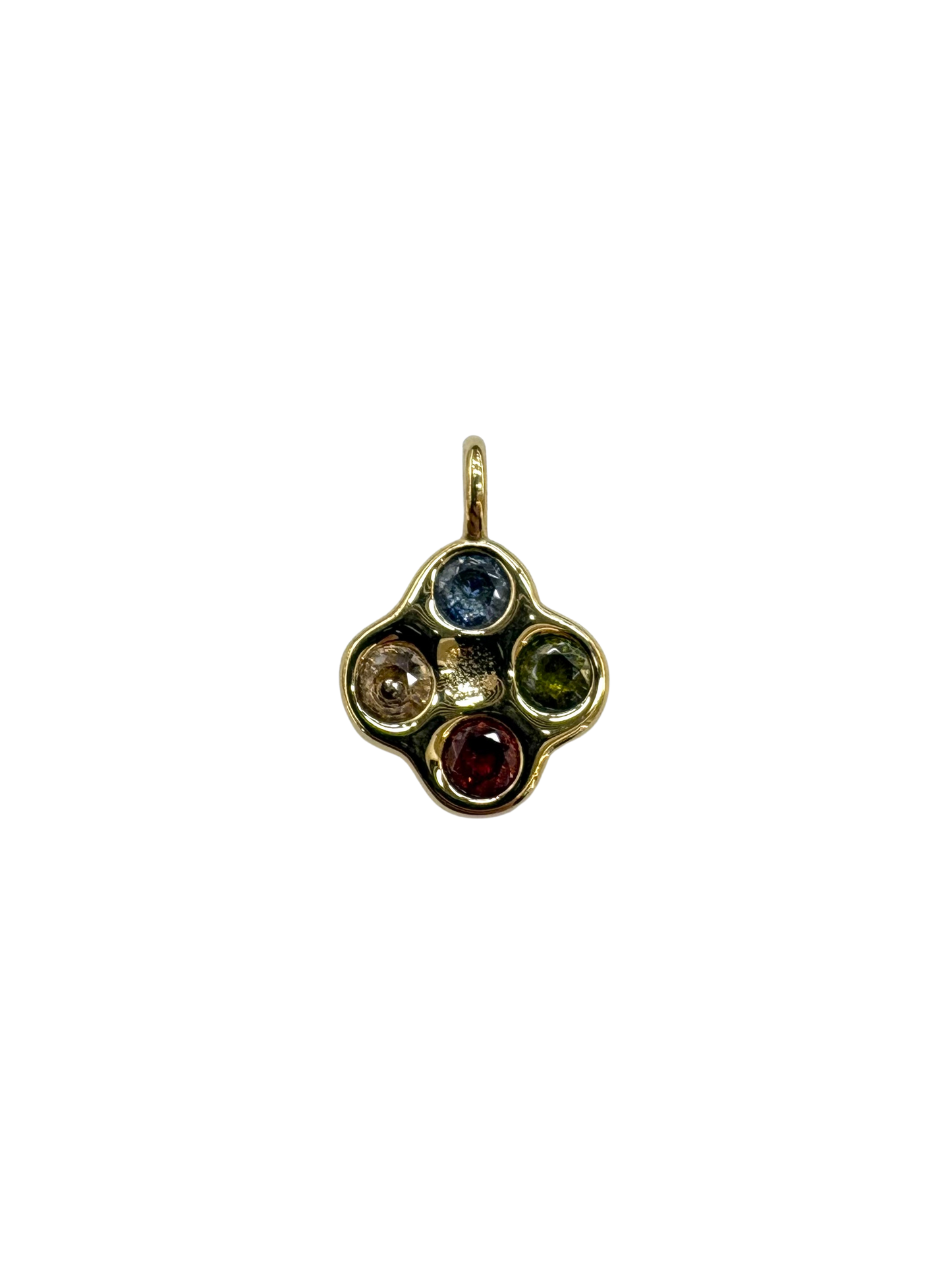 Lost Wax Style Clover Charm