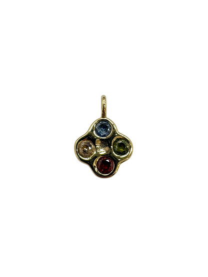 Lost Wax Style Clover Charm