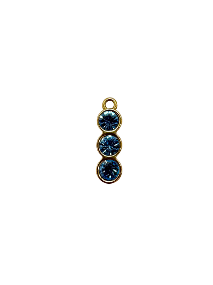 Triple Stone Charm