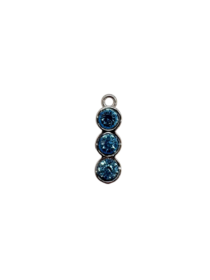 Triple Stone Charm