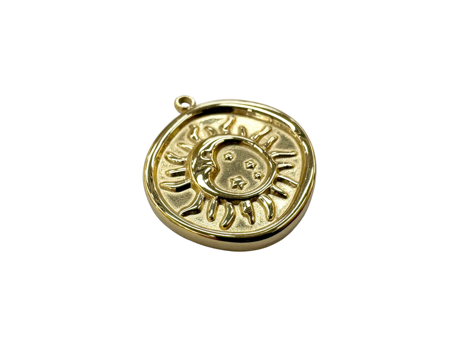 Celestial Sun Coin Charm