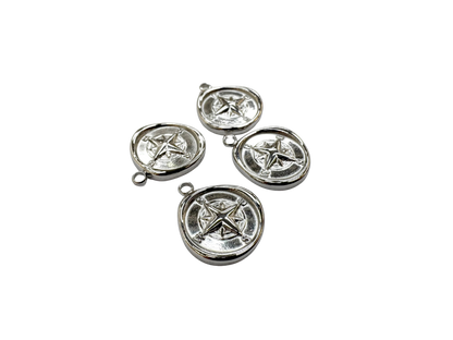 Compass Coin Charm