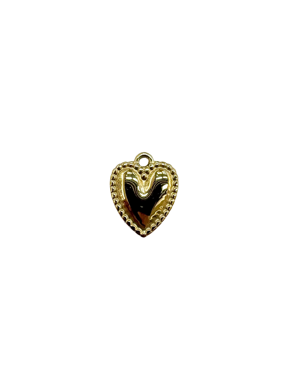Dotted Heart Charm