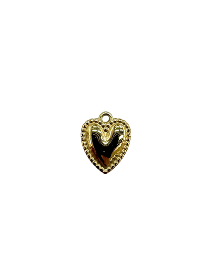 Dotted Heart Charm