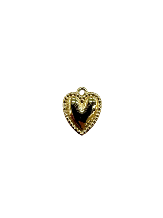 Dotted Heart Charm