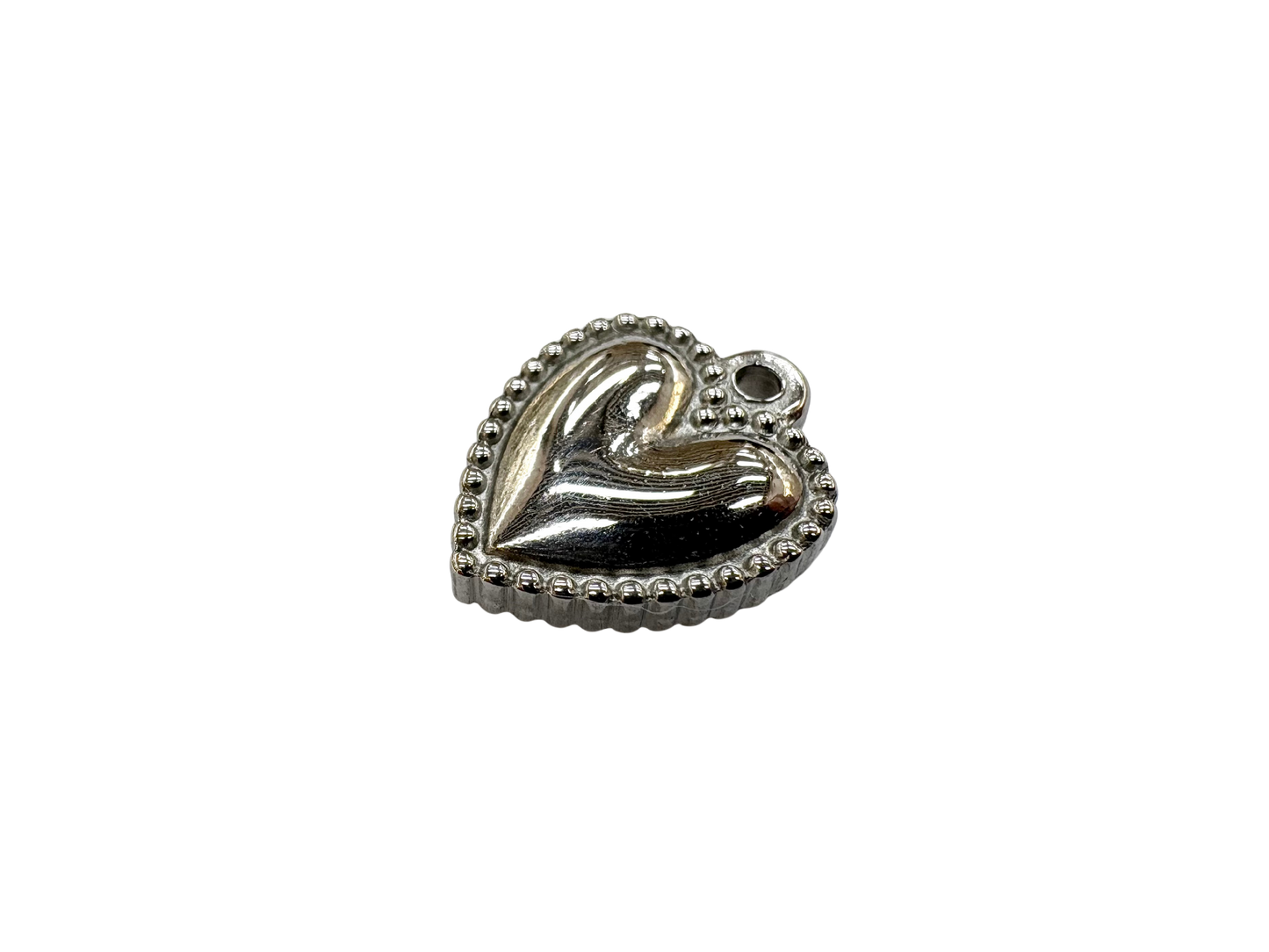 Dotted Heart Charm