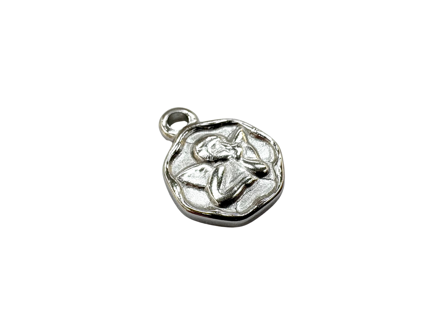 Cherub Angel Coin Charm
