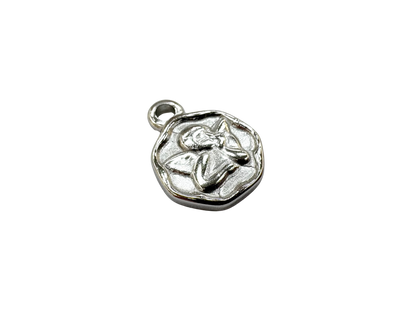 Cherub Angel Coin Charm