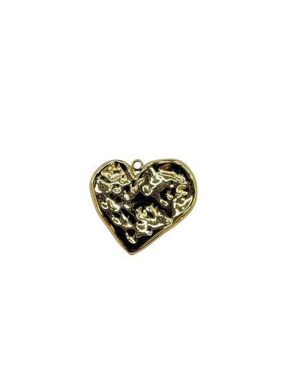 Baroque Style Heart Charm