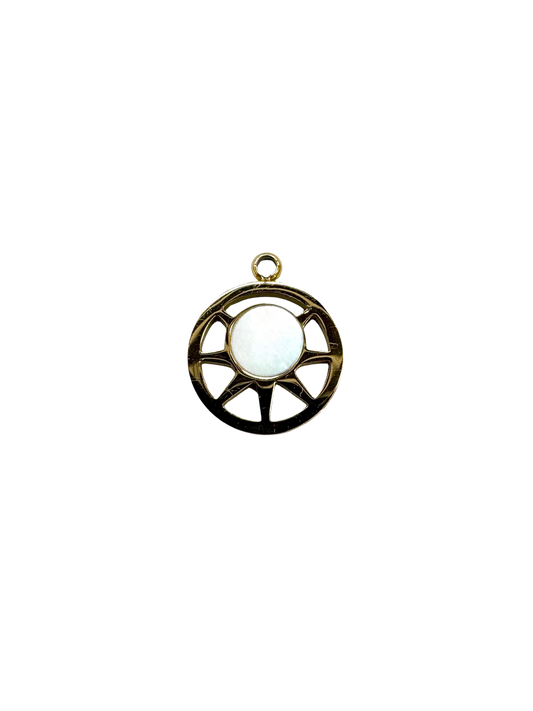 Mother of Pearl Coastal Sun Charm