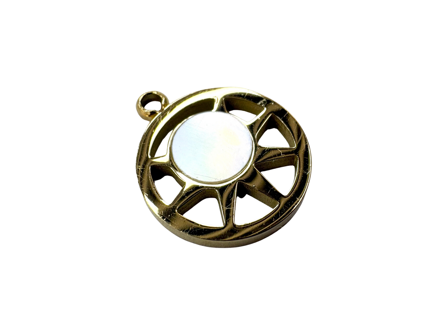 Mother of Pearl Coastal Sun Charm