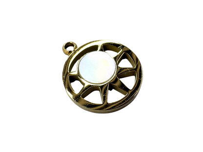 Mother of Pearl Coastal Sun Charm