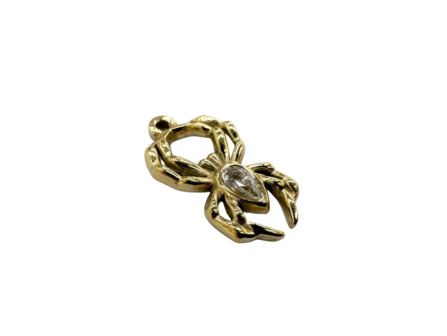 Jeweled Spider Charm